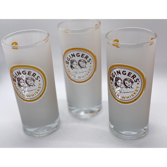 2 Gingers - Irish Whiskey Frosted Glasses - 10 oz - Set of 3. - Picture 4 of 6